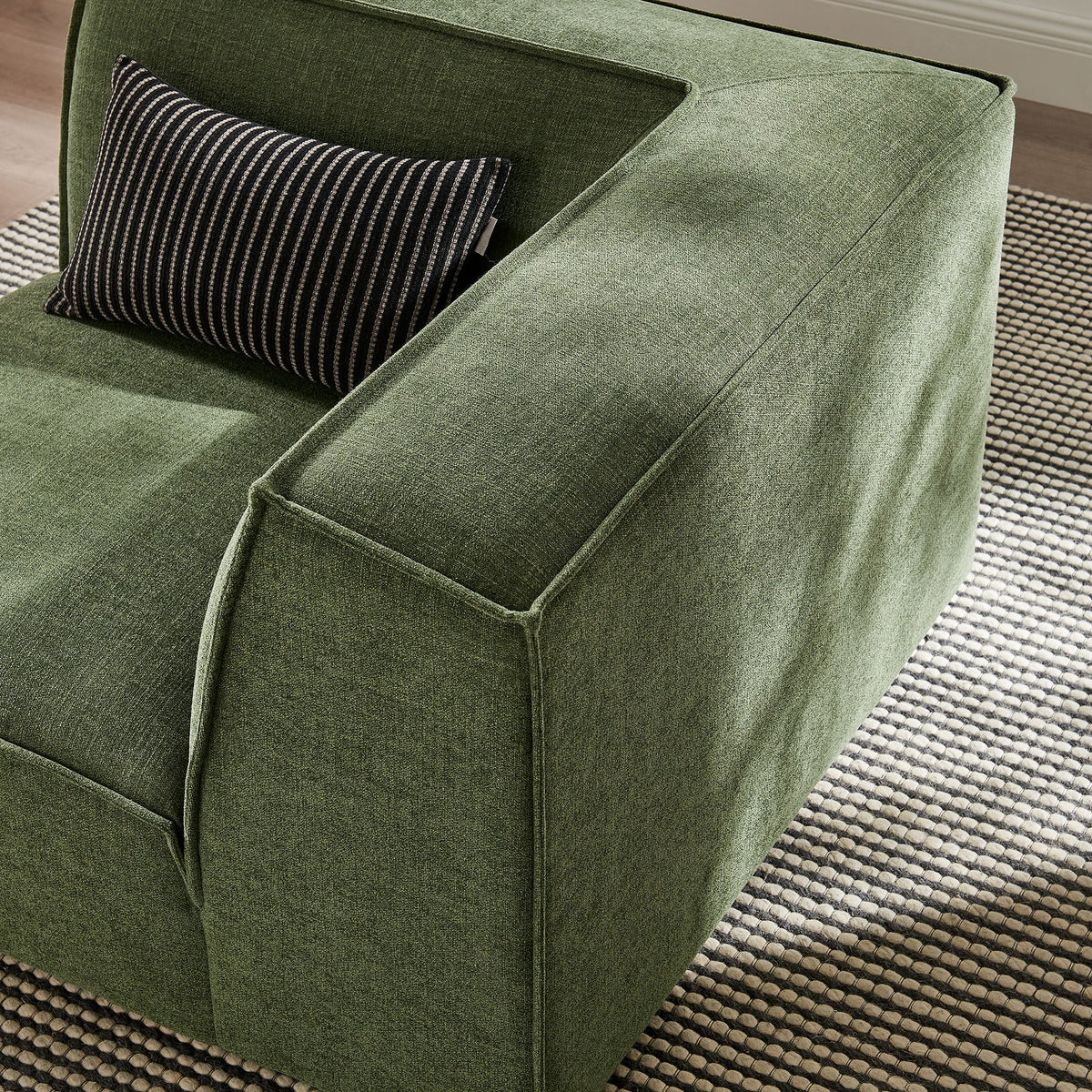 Restore Performance Fabric Upholstered Modular Corner Chair