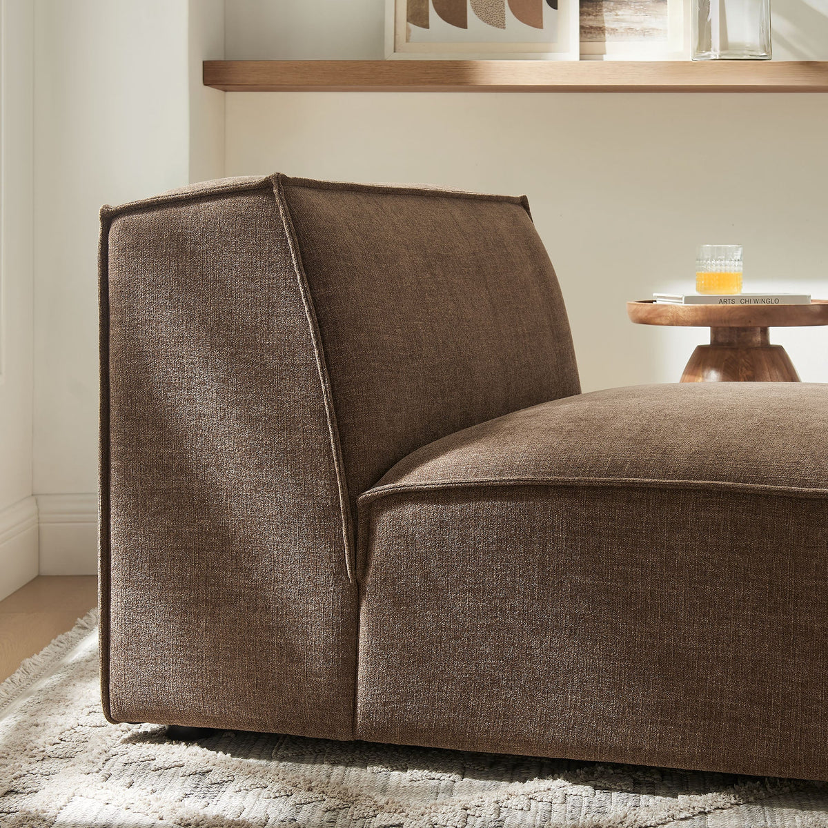 Restore Performance Fabric Upholstered Armless Modular Chair