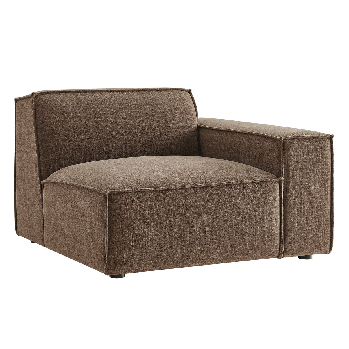 Restore Performance Fabric Upholstered Right-Facing Modular Lounge Chair