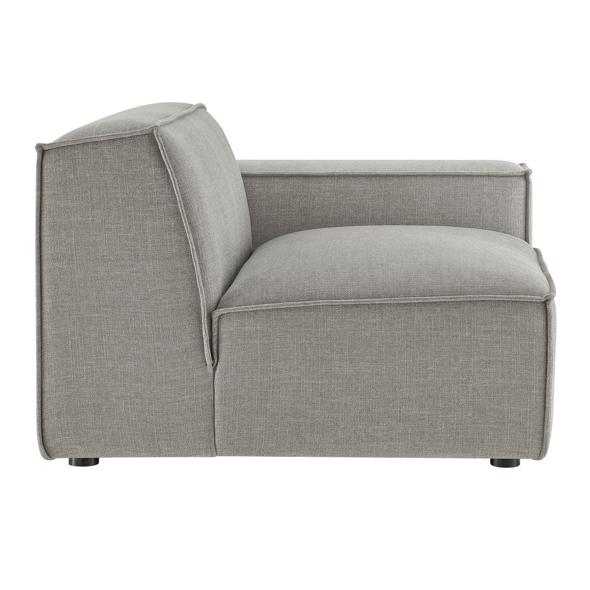 Restore Performance Fabric Upholstered Right-Facing Modular Lounge Chair