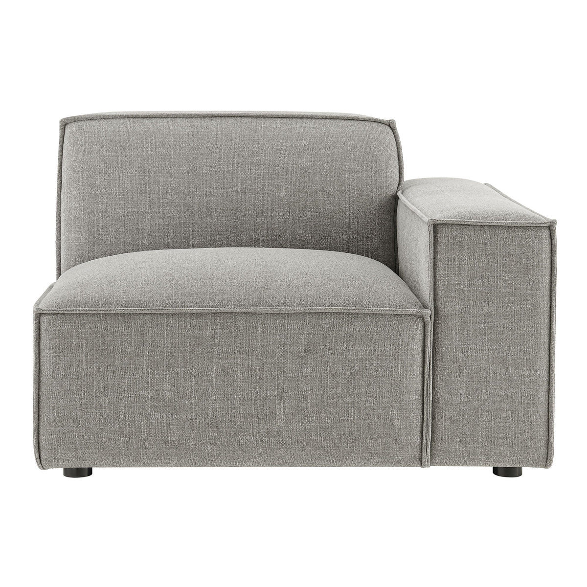 Restore Performance Fabric Upholstered Right-Facing Modular Lounge Chair