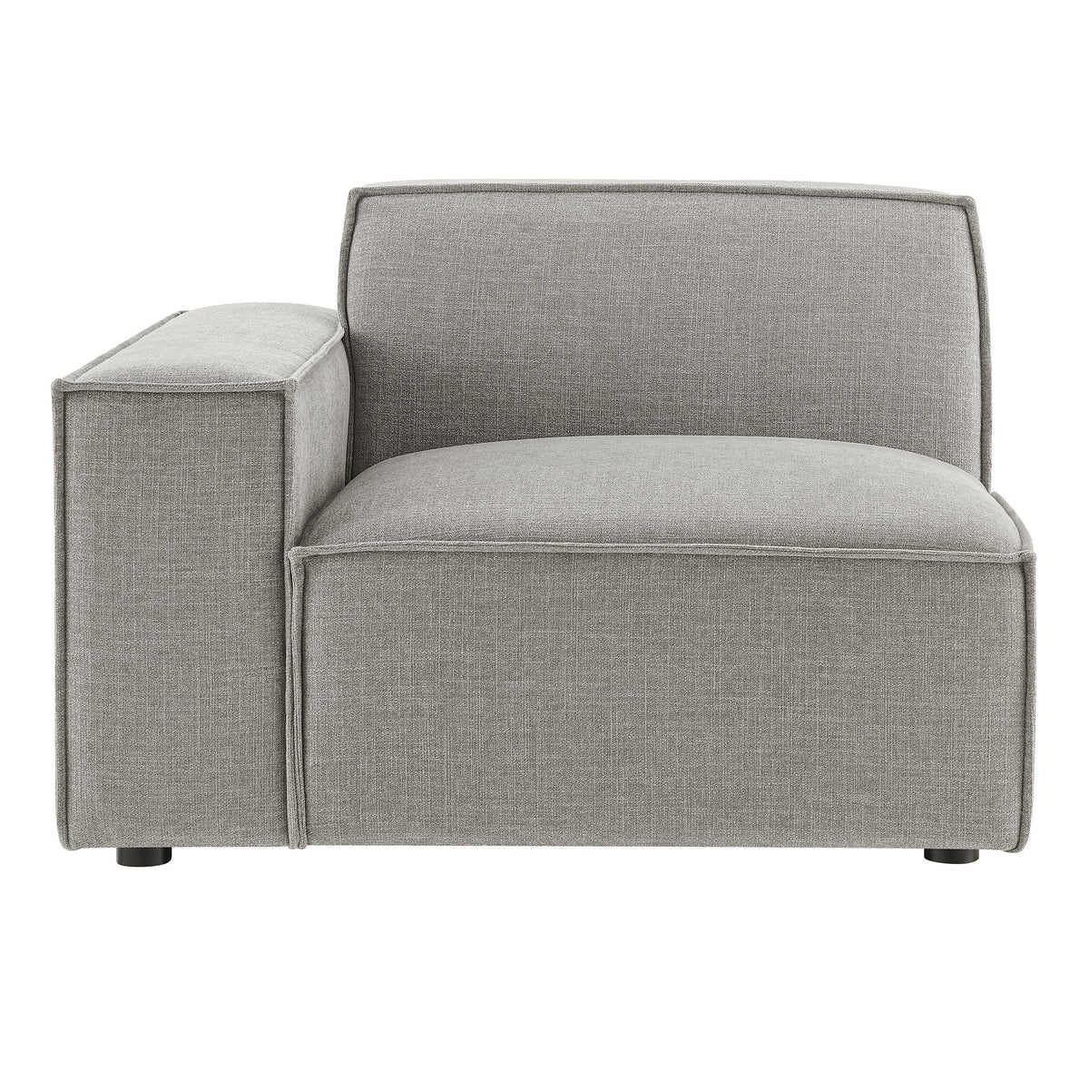 Restore Performance Fabric Upholstered Left-Facing Modular Lounge Chair