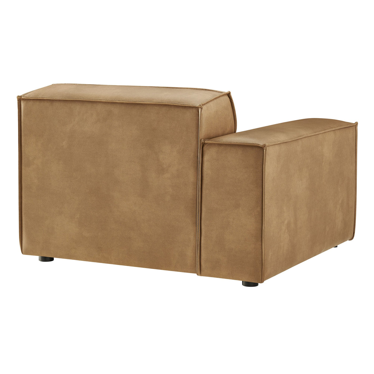 Restore Vegan Leather Left-Facing Modular Lounge Chair