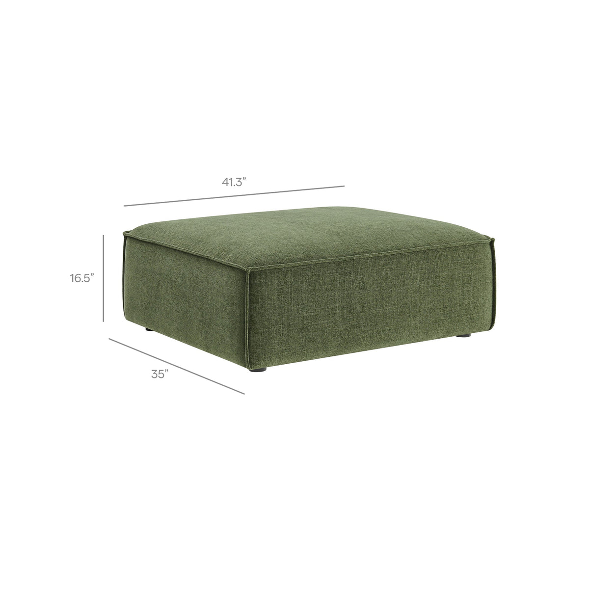 Restore Performance Fabric Upholstered Modular Ottoman