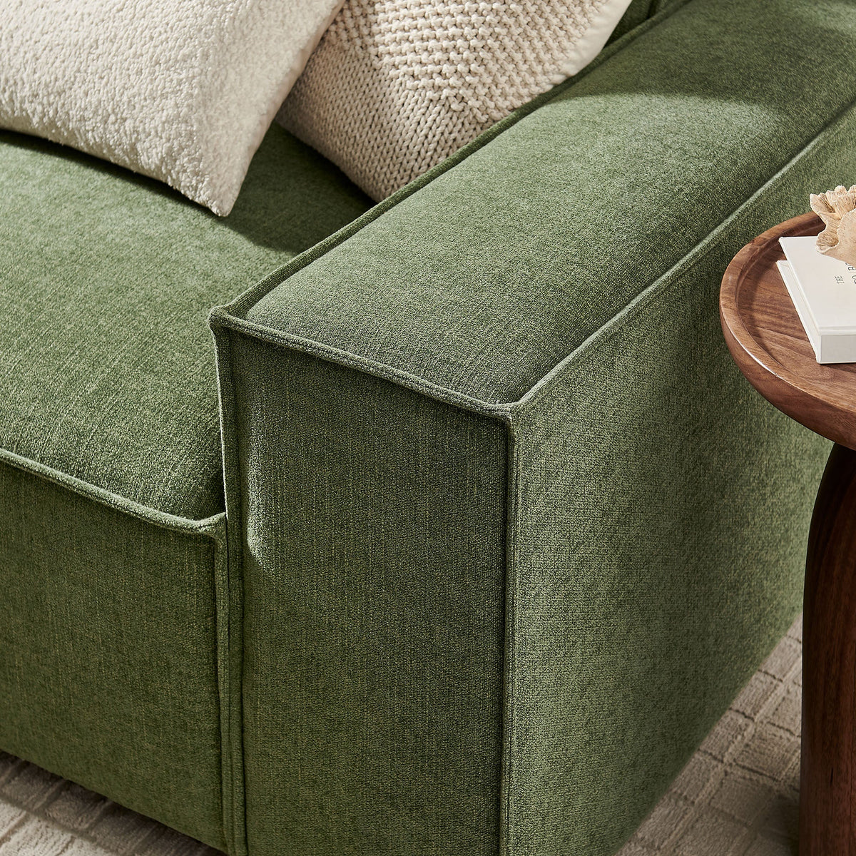 Restore 3-Piece Performance Fabric Upholstered Modular Sofa Set