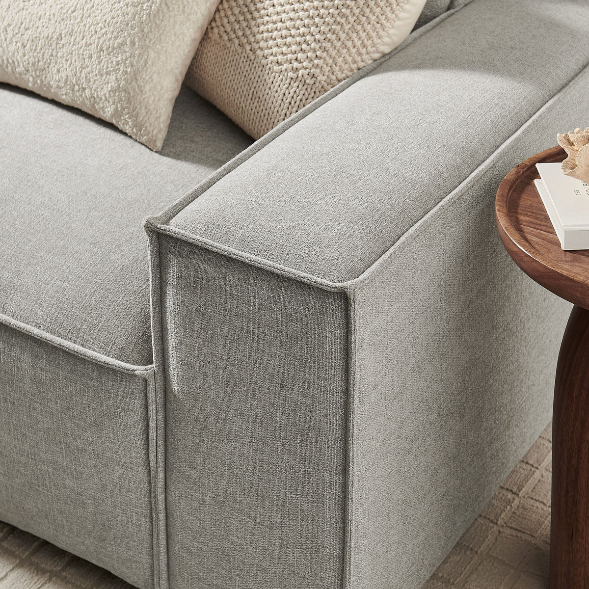 Restore 3-Piece Performance Fabric Upholstered Modular Sofa Set