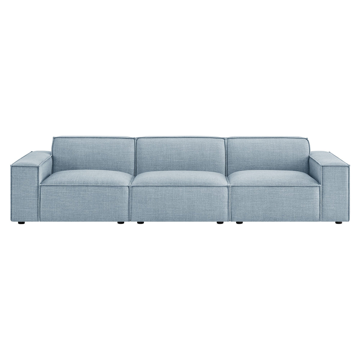 Restore 3-Piece Performance Fabric Upholstered Modular Sofa Set