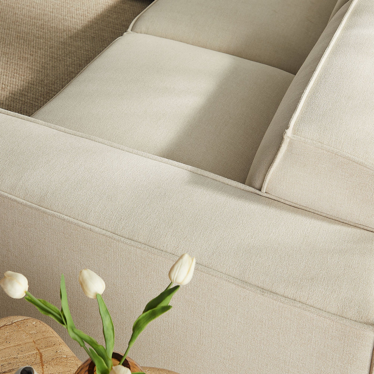 Restore 5-Piece Performance Fabric Upholstered Modular L-Shaped Sofa