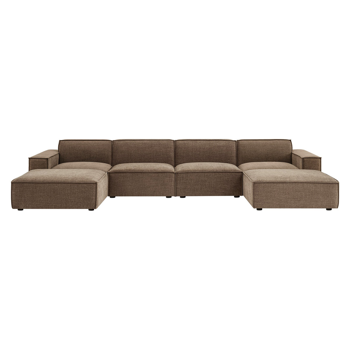 Restore 6-Piece Performance Fabric Upholstered Modular Sectional Sofa