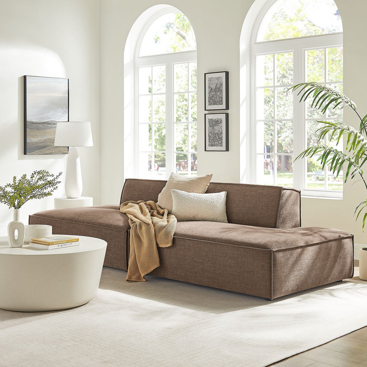 Restore 2-Piece Performance Fabric Upholstered Modular Loveseat - view 29