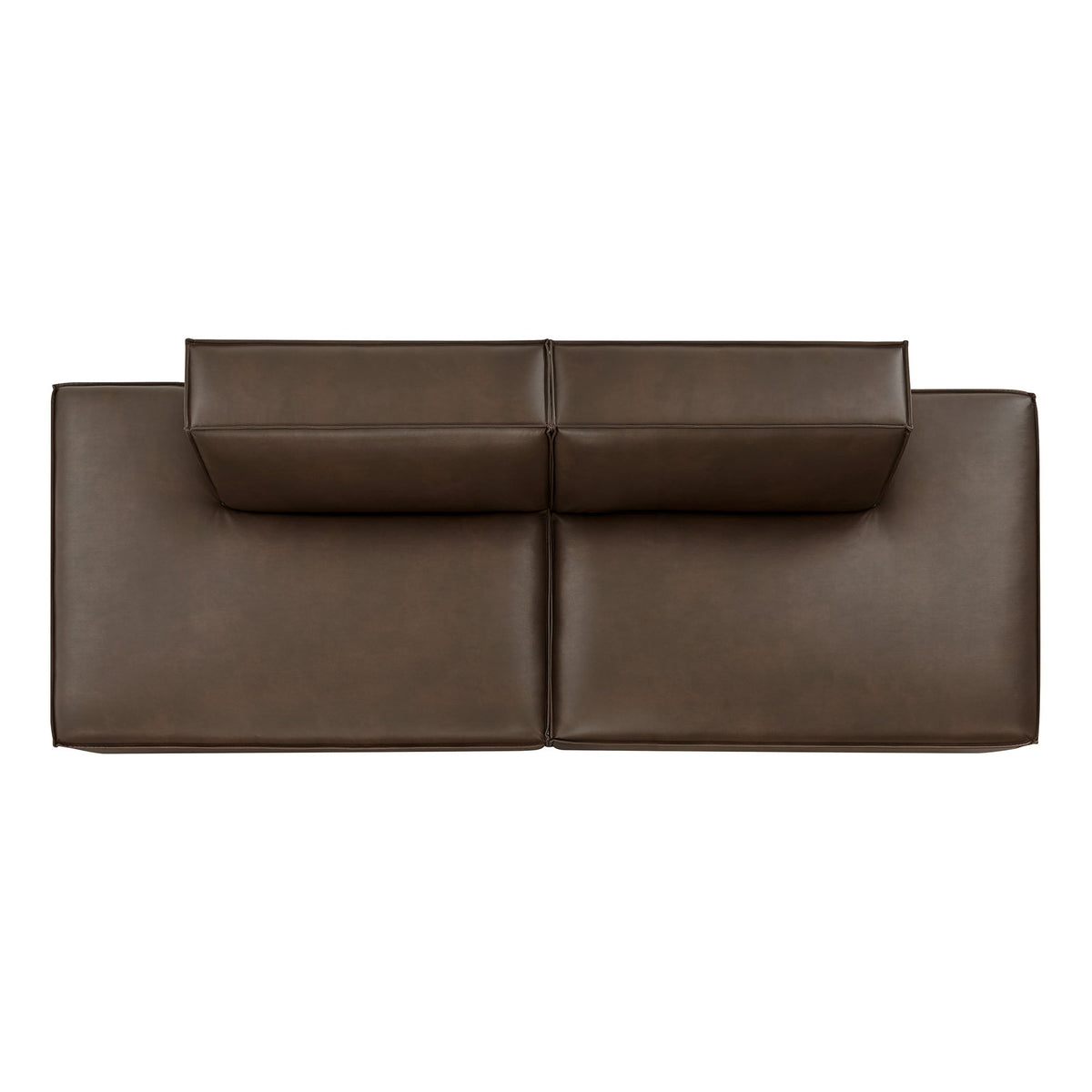 Restore 2-Piece Vegan Leather Modular Loveseat