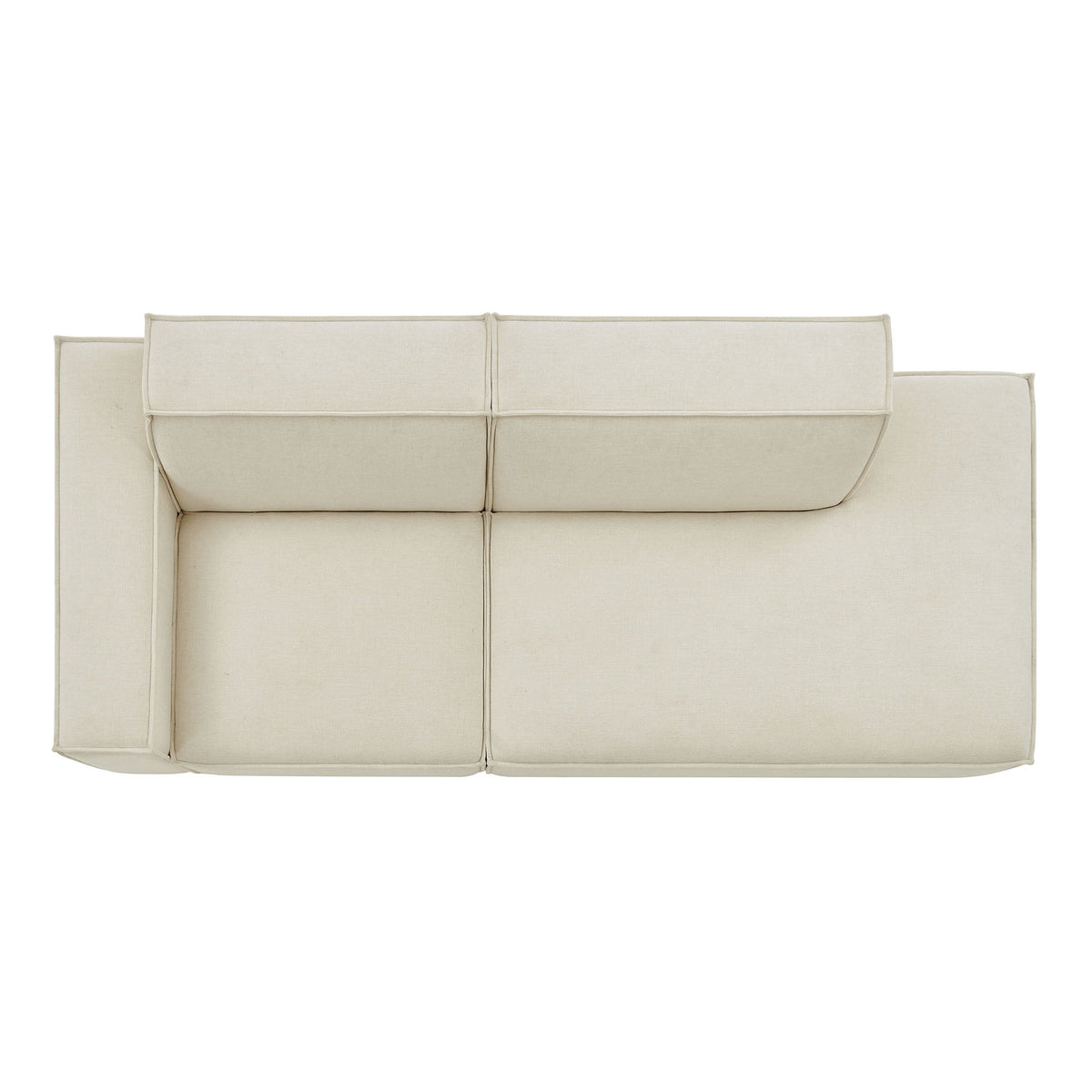 Restore 2-Piece Performance Fabric Upholstered Modular Loveseat