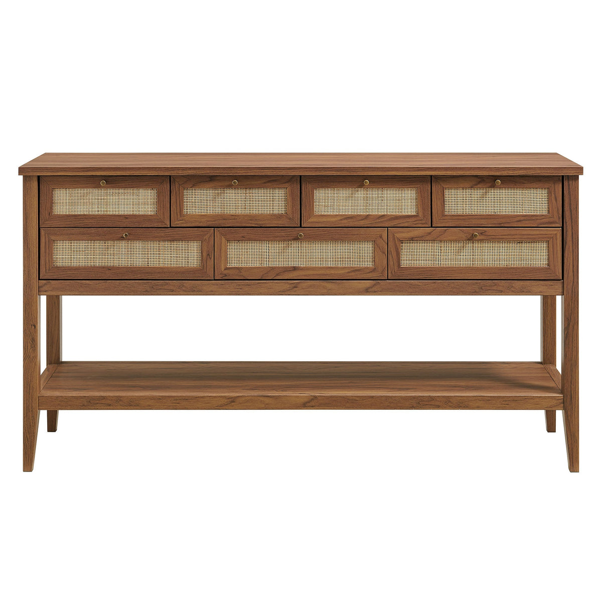 Soma 62 Inch Rattan Console Table