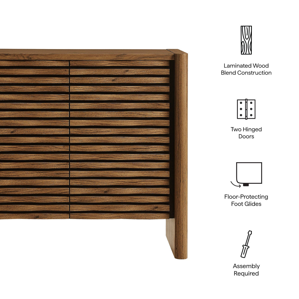 Emric Wave Accent Cabinet