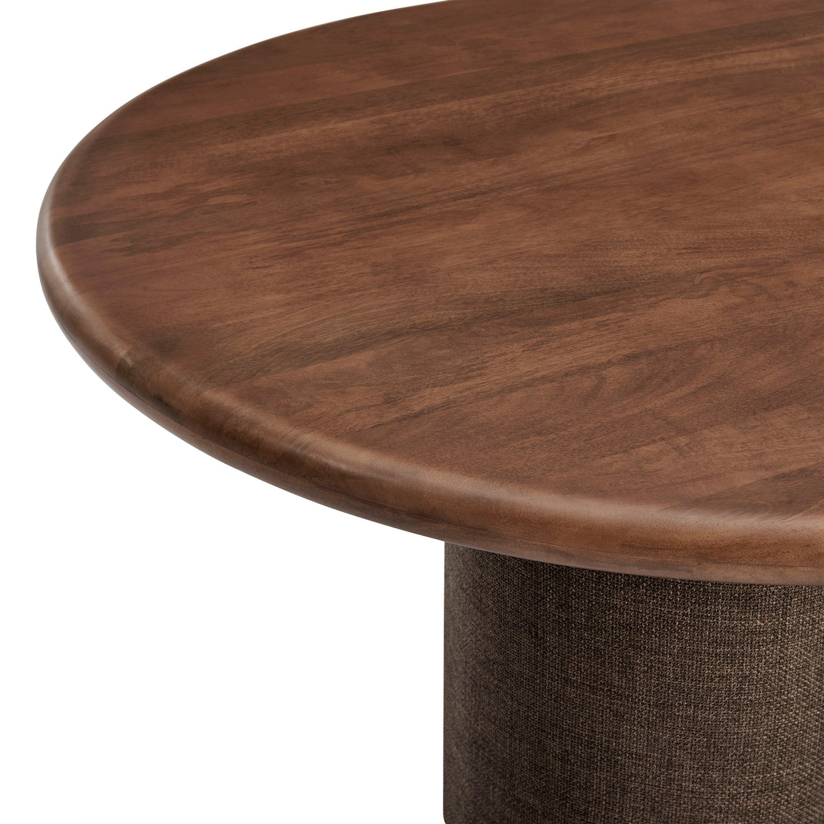 Enric 84 Inch Mango Wood Oval Dining Table