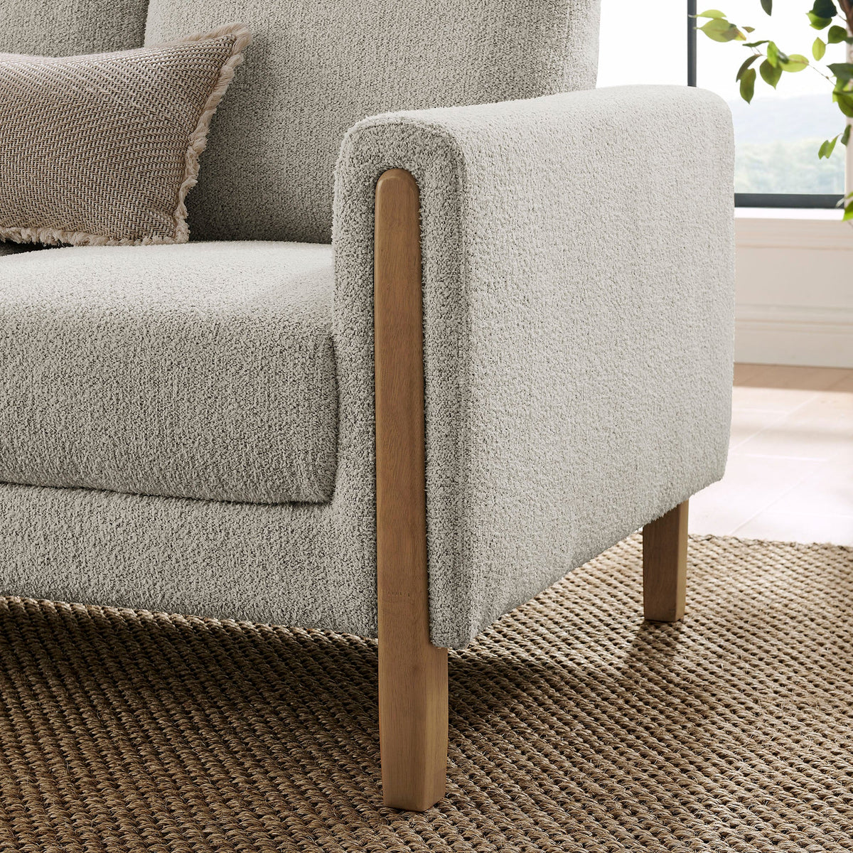 Hawken Boucle Fabric Sofa - view 18