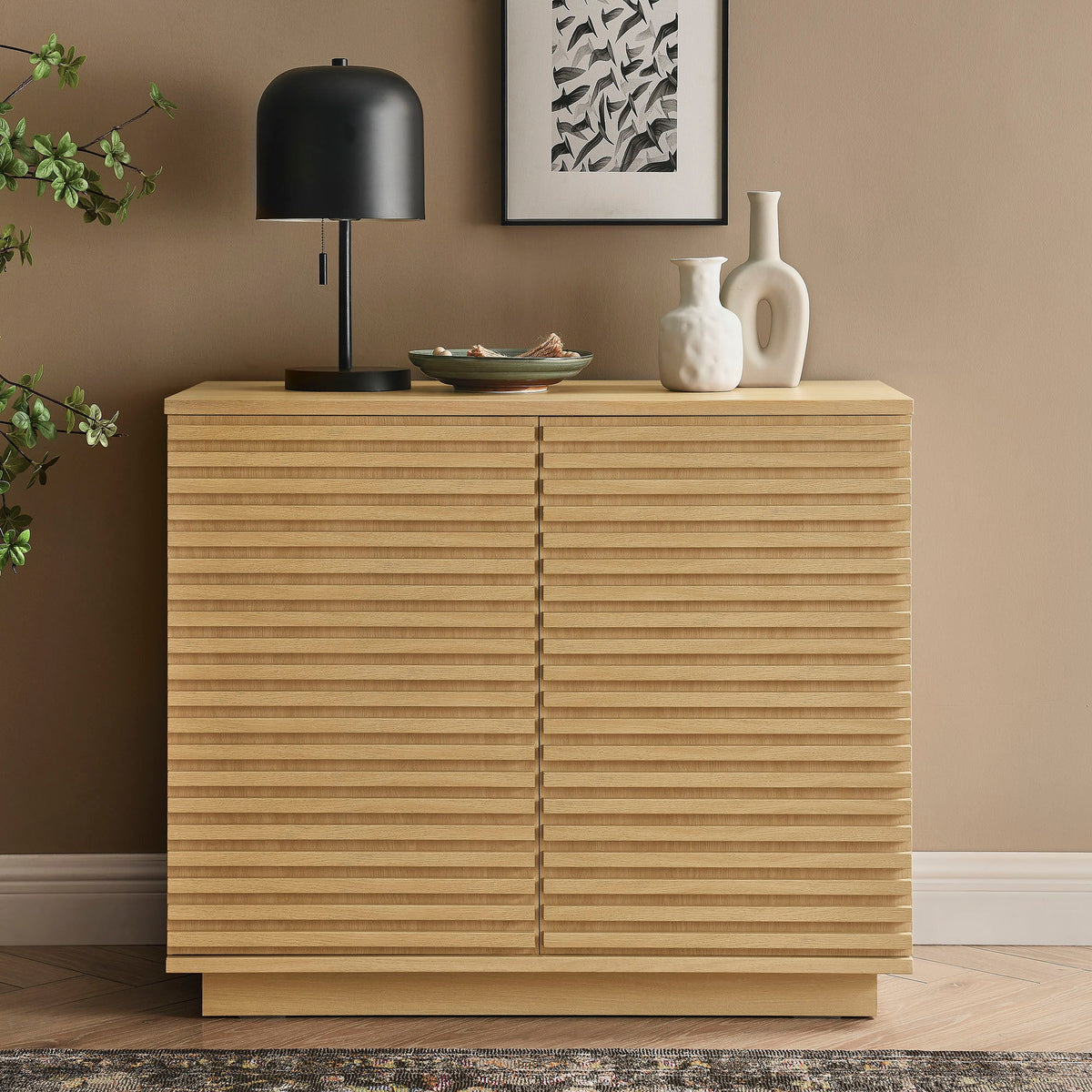 Render 2-Door Fluted Accent Cabinet - view 14
