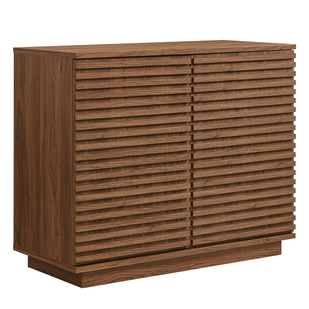 Render 2-Door Fluted Accent Cabinet - view 1