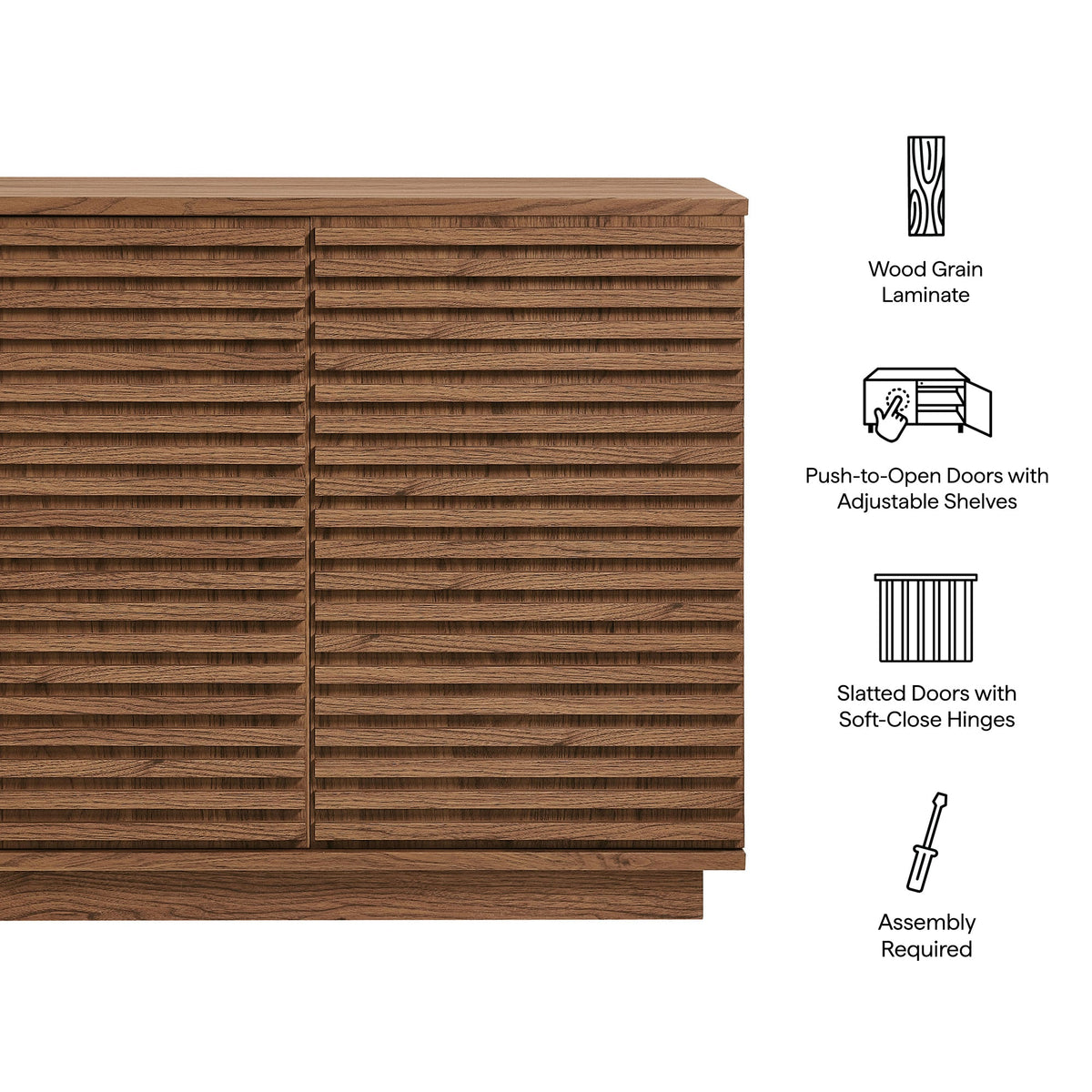 Render 2-Door Fluted Accent Cabinet - view 15