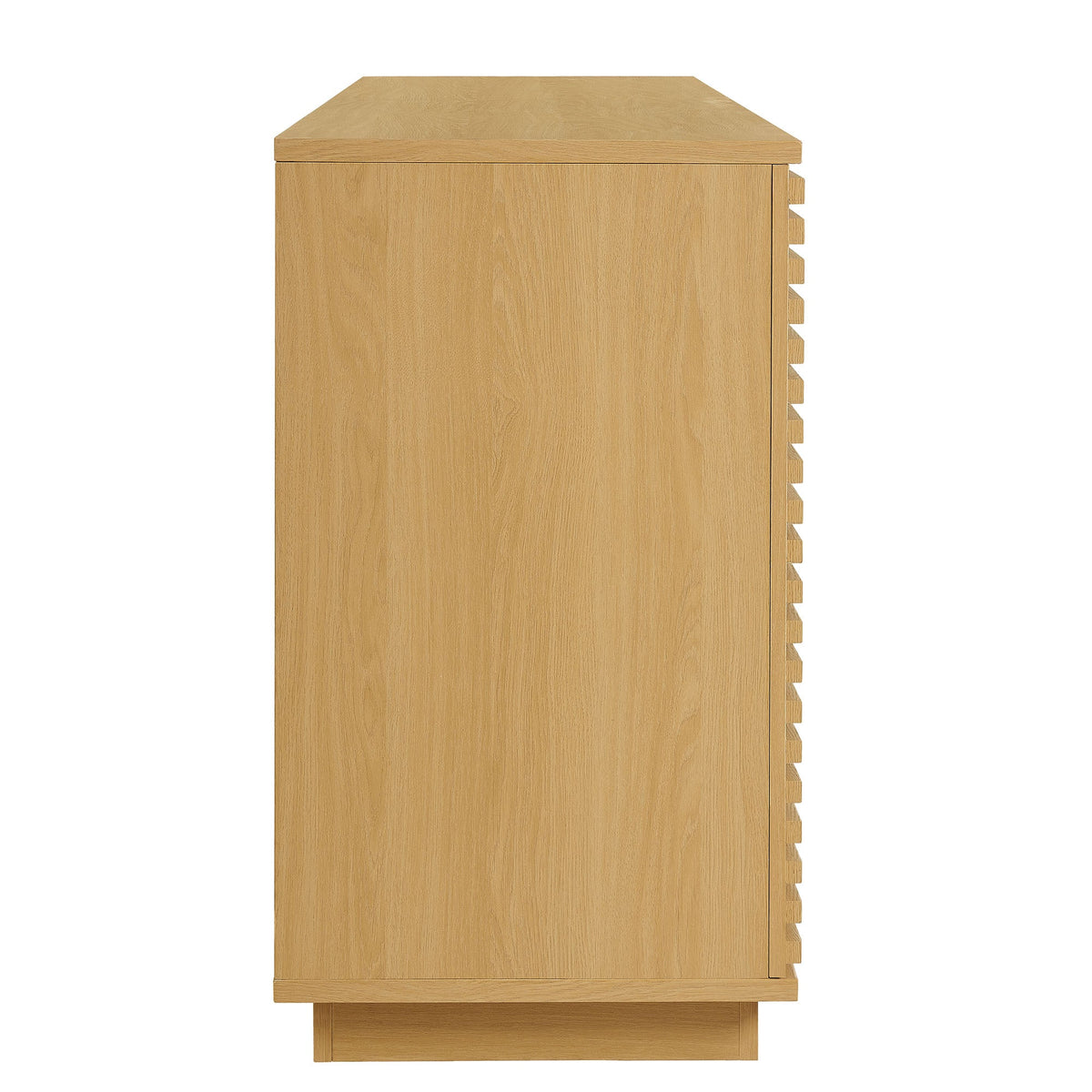 Render 4-Door Fluted Sideboard Cabinet TV Stand - view 4