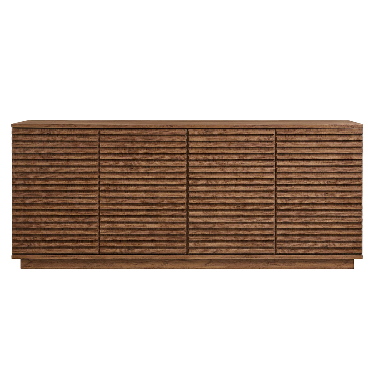 Render 4-Door Fluted Sideboard Cabinet TV Stand - view 5