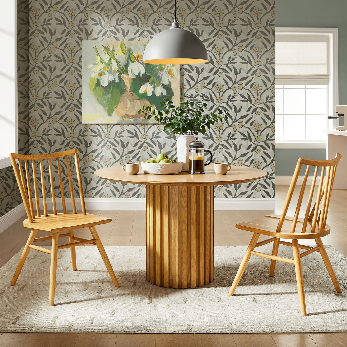 Alvar Spindle Back Dining Side Chairs Set of 2