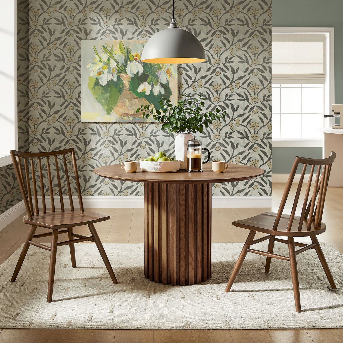 Alvar Spindle Back Dining Side Chairs Set of 2