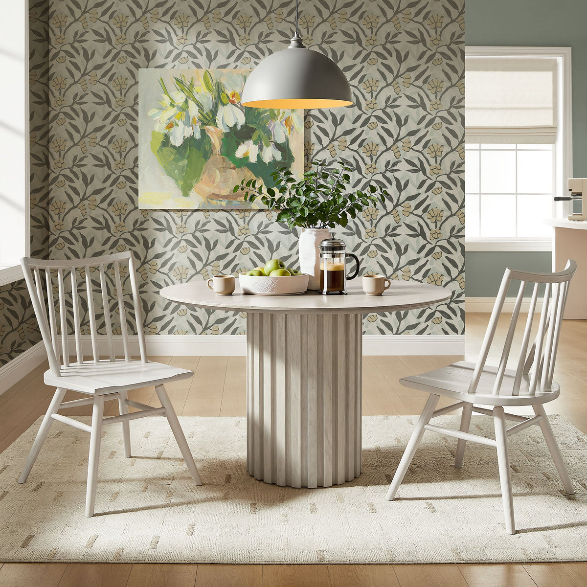 Alvar Spindle Back Dining Side Chairs Set of 2