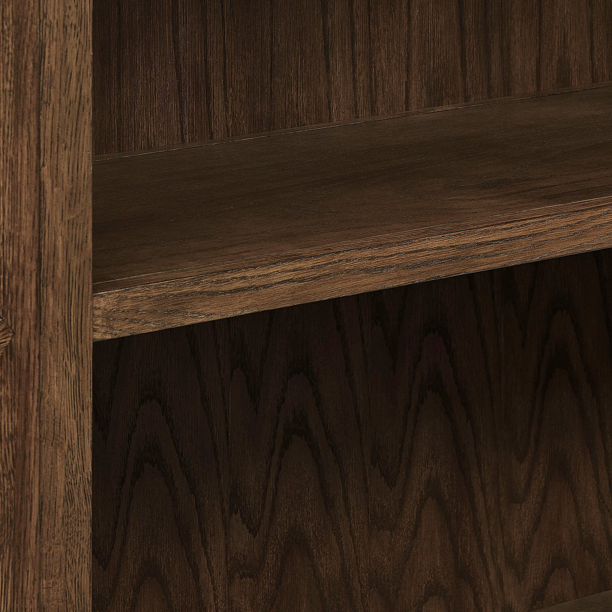Anwen Solid Wood and Glass Display Cabinet