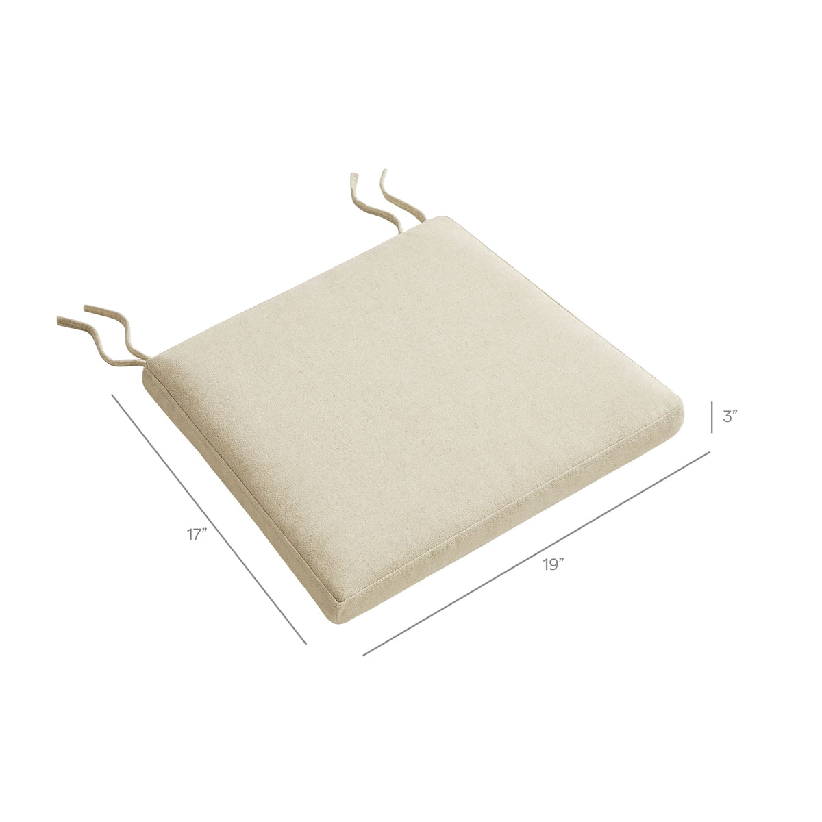 Jax Fabric Dining Chair Seat Cushion - view 21