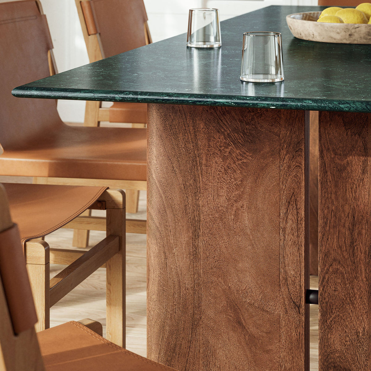 Amistad 86 Inch Marble Dining Table