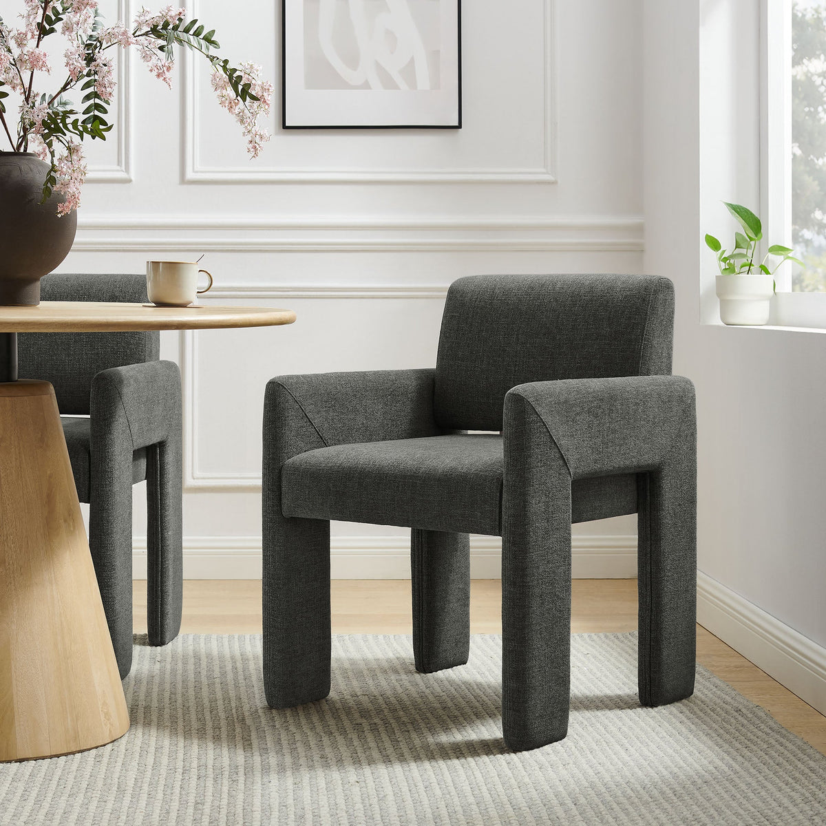 Daven Fabric Upholstered Dining Chair - view 40