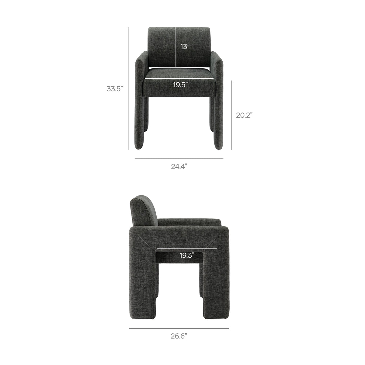 Daven Fabric Upholstered Dining Chair - view 52