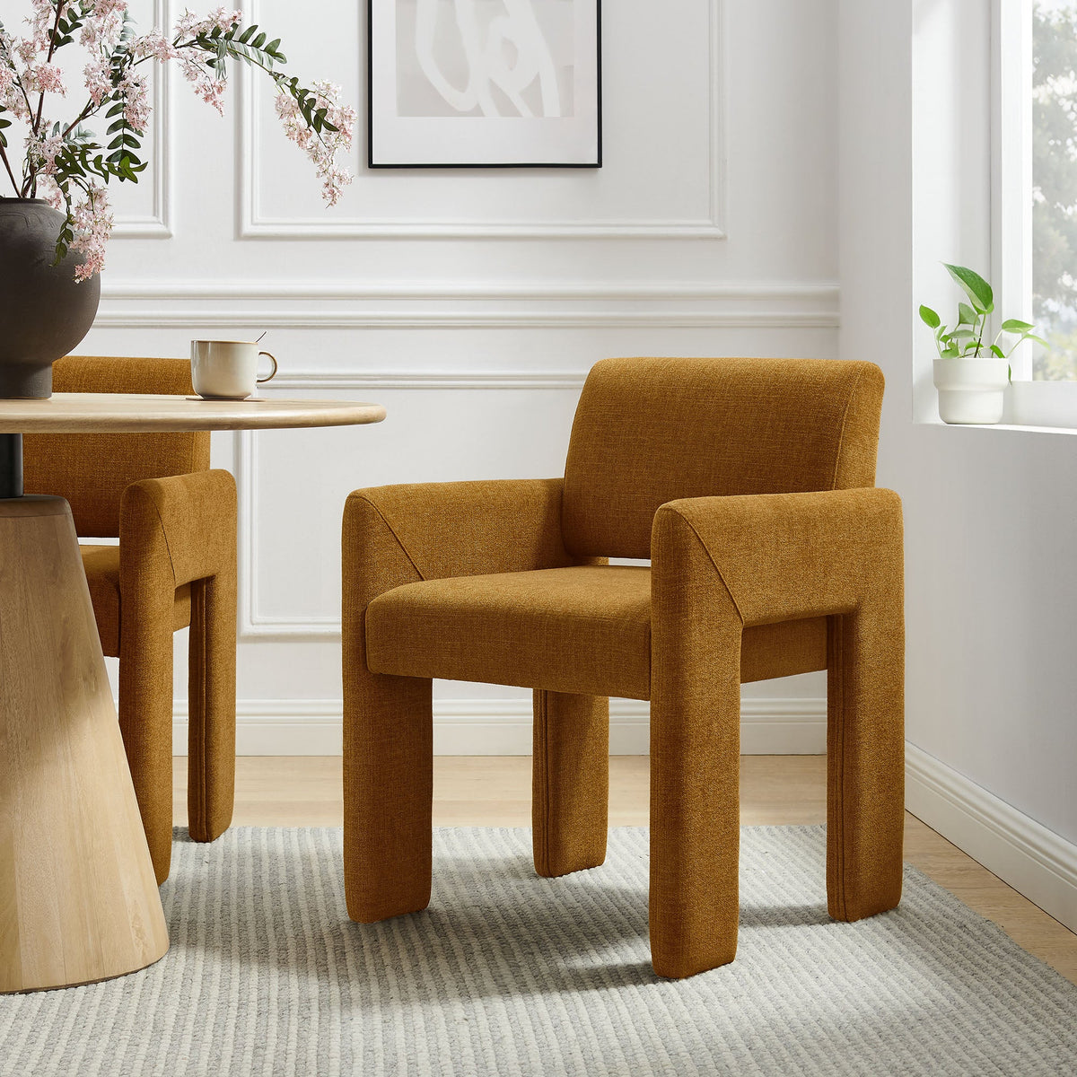 Daven Fabric Upholstered Dining Chair - view 37