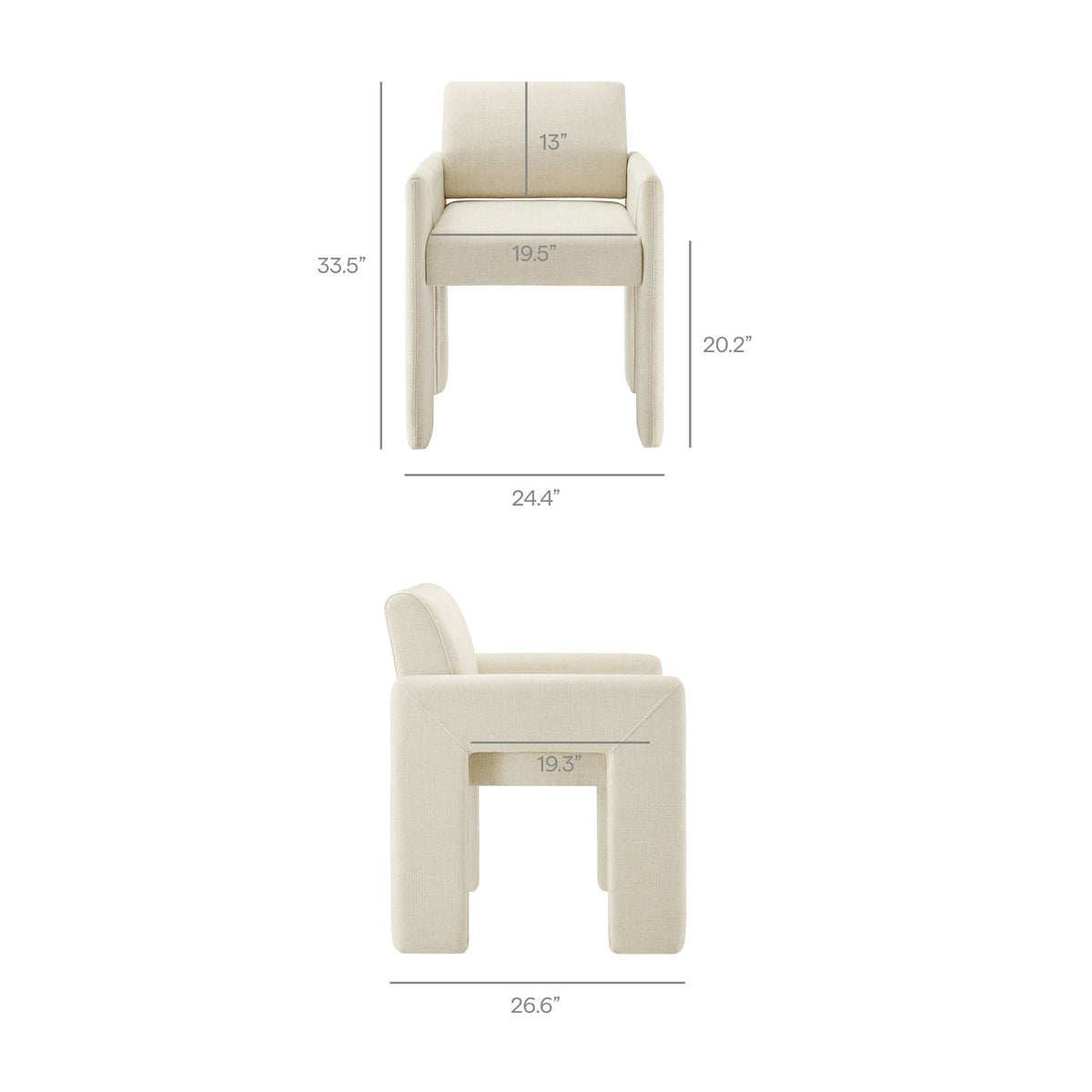 Daven Fabric Upholstered Dining Chair - view 51
