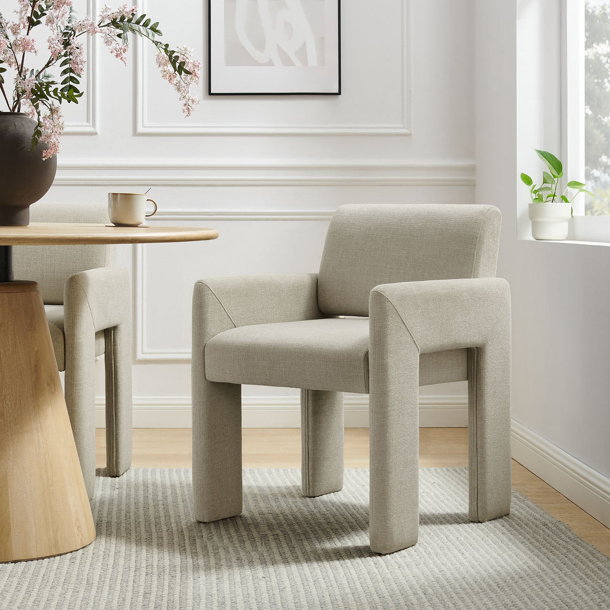 Daven Fabric Upholstered Dining Chair - view 38