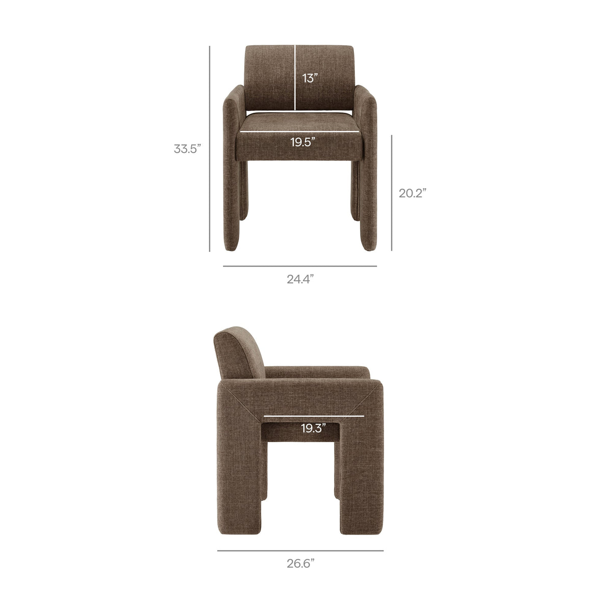Daven Fabric Upholstered Dining Chair - view 54