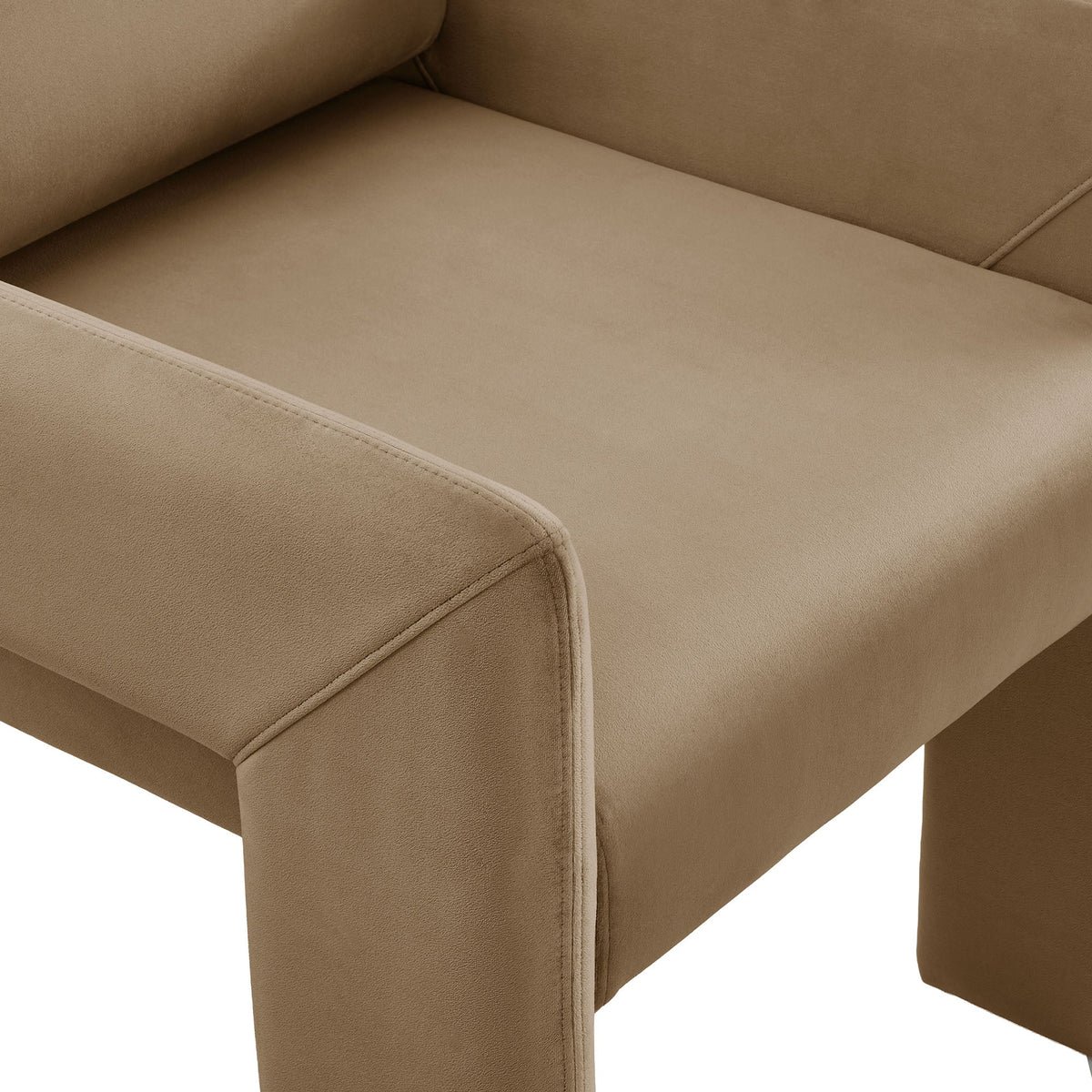 Daven Stain-Resistant Performance Velvet Dining Armchair