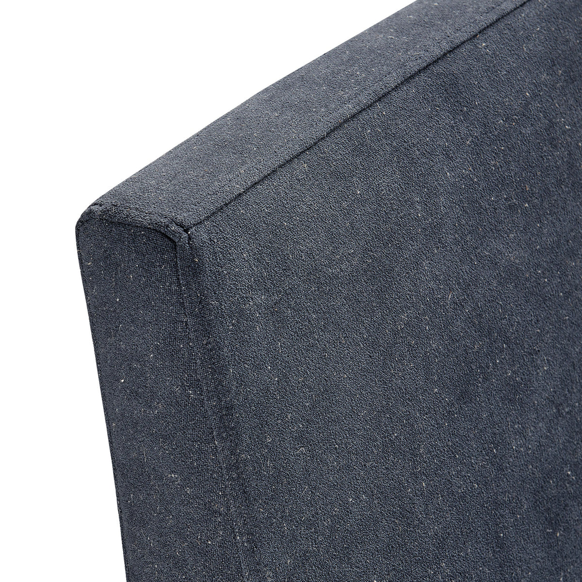 Tessera Upholstered Linen-Blend Slipcovered Dining Chair, Denim - view 5