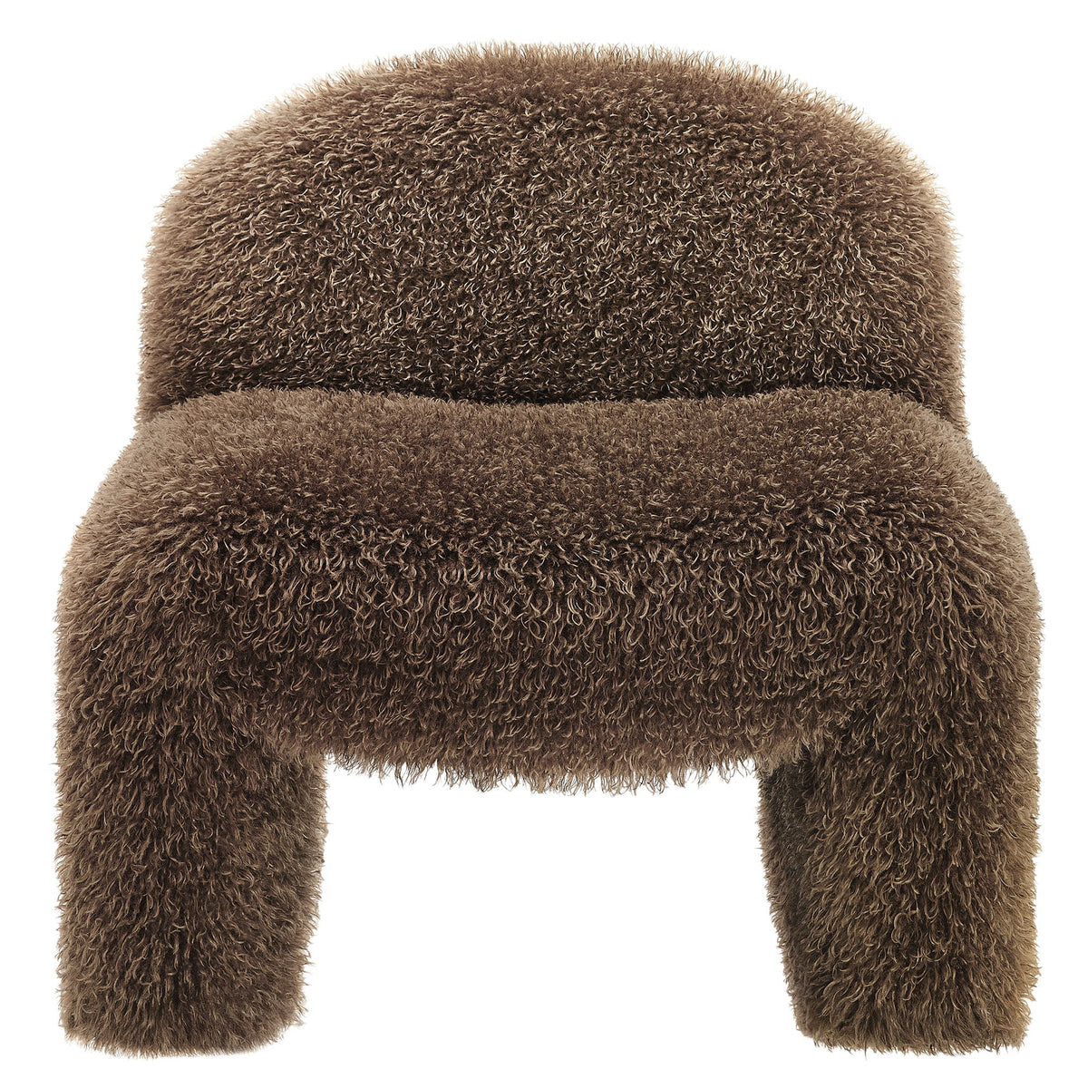 Mina Faux Fur Accent Chair - view 4