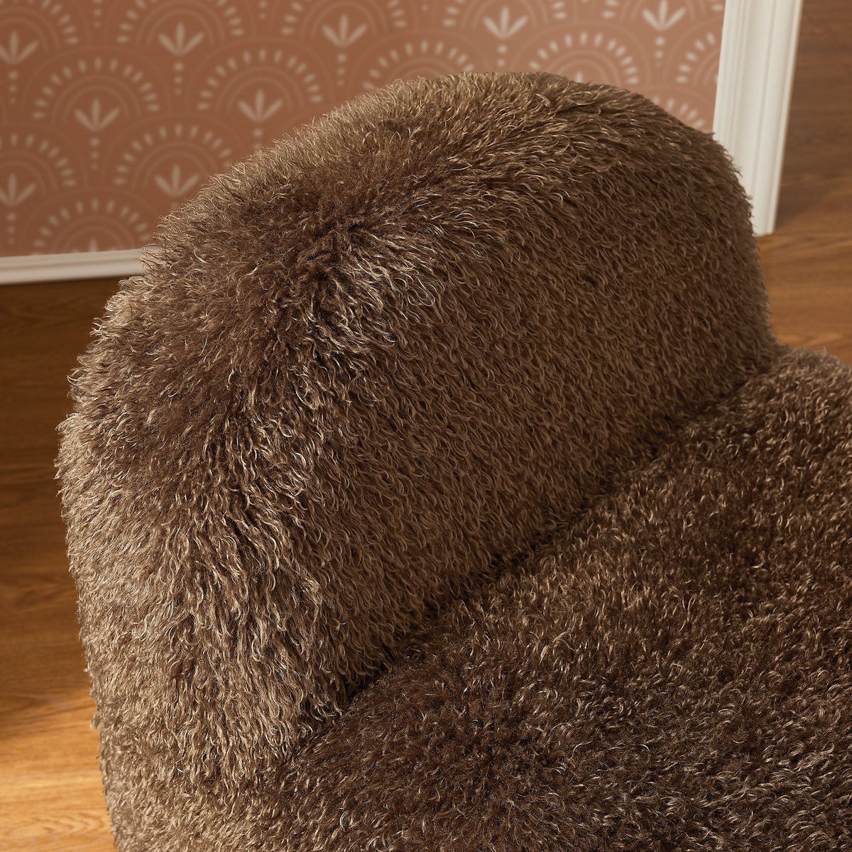 Mina Faux Fur Accent Chair - view 12