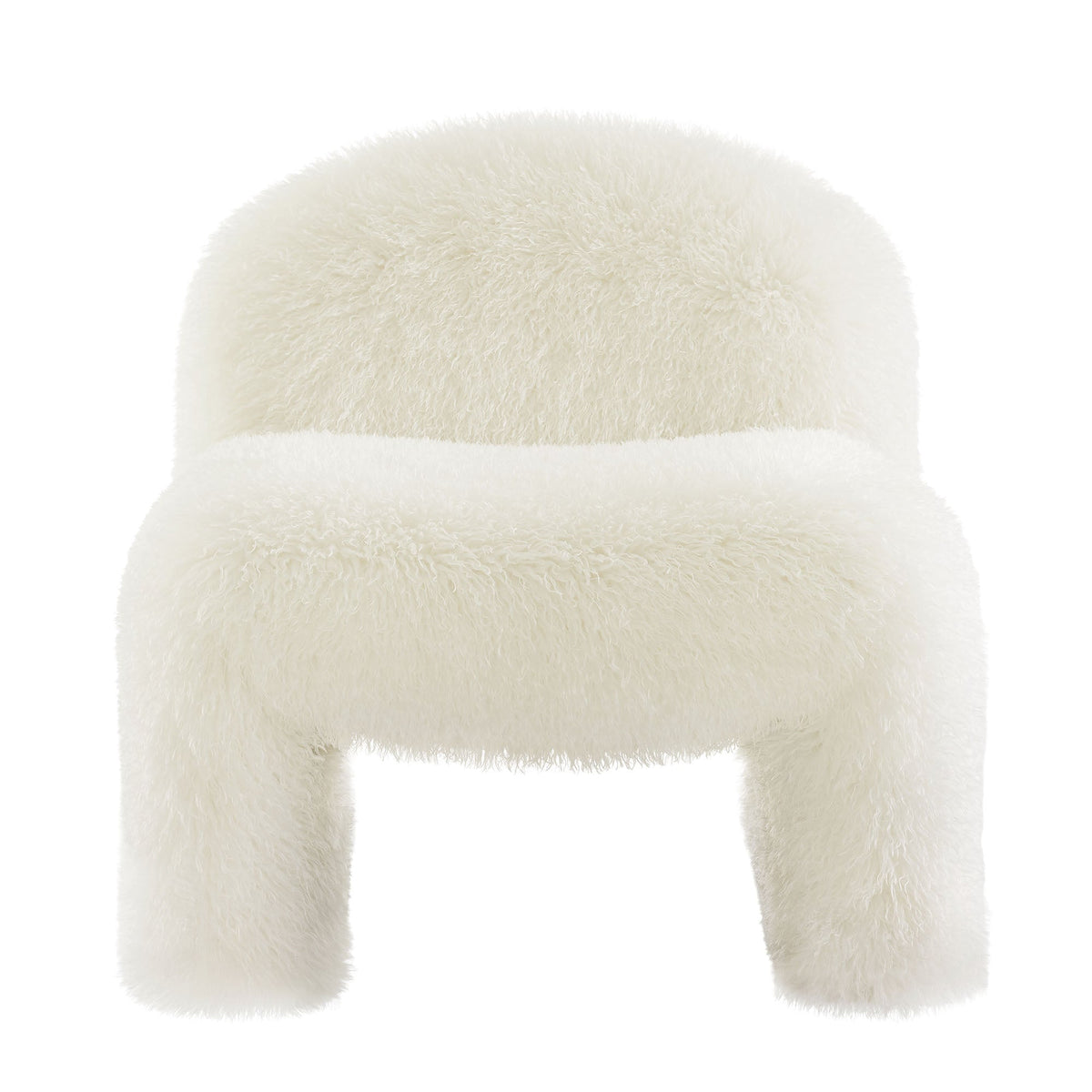 Mina Faux Fur Accent Chair - view 3