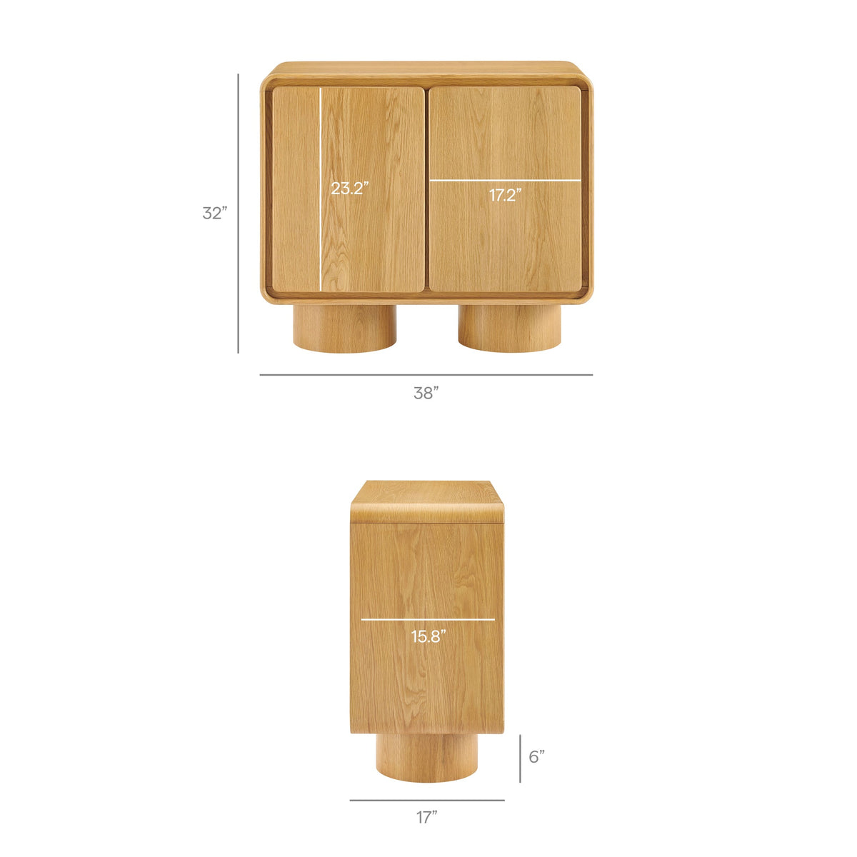 Lumo 2-Door Accent Cabinet