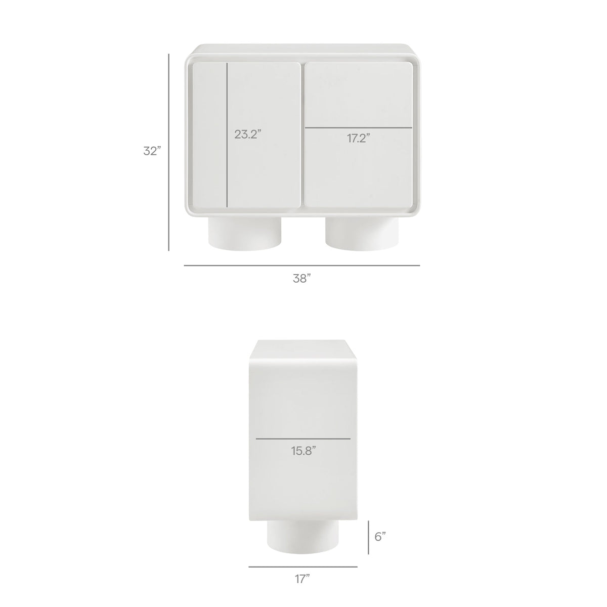 Lumo 2-Door Accent Cabinet