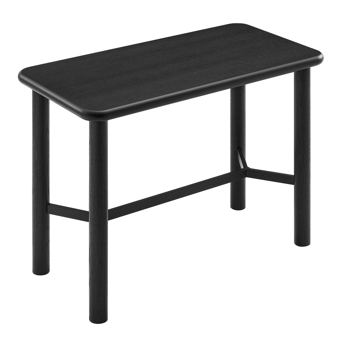 Alvia Rectangular 60" Oak Wood Bar Table