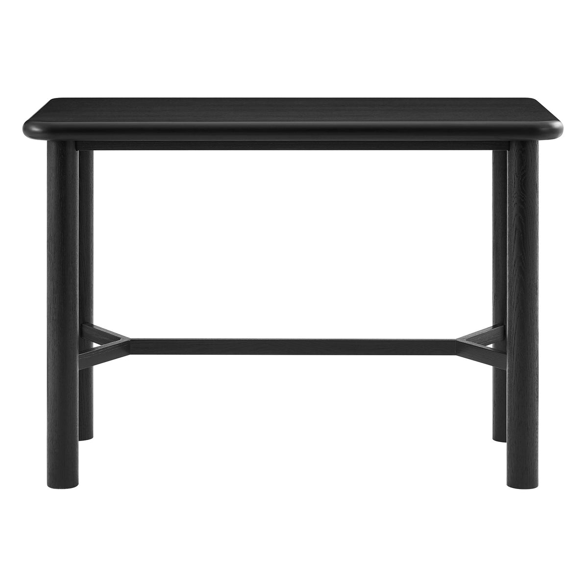 Alvia Rectangular 60" Oak Wood Bar Table
