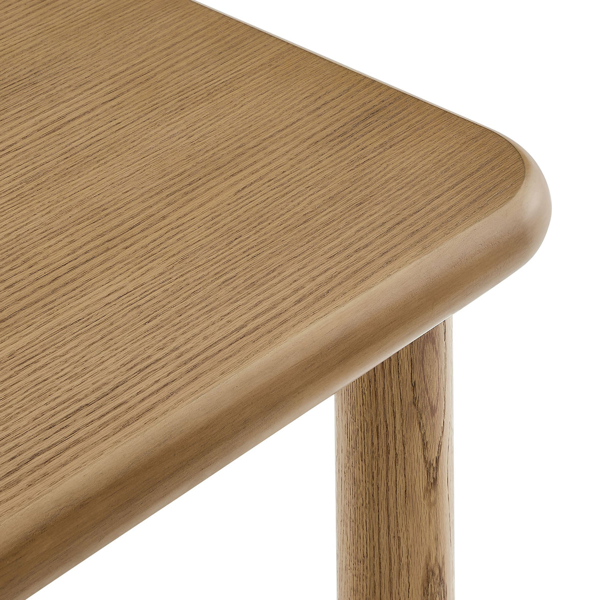 Alvia Rectangular 60" Oak Wood Bar Table