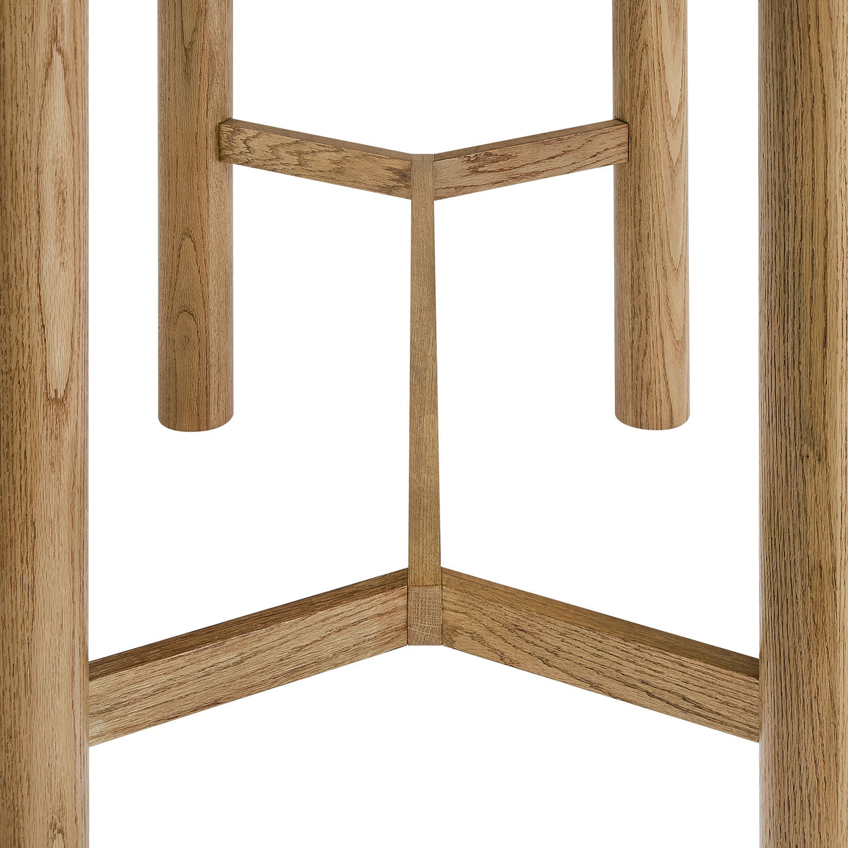 Alvia Rectangular 60" Oak Wood Bar Table