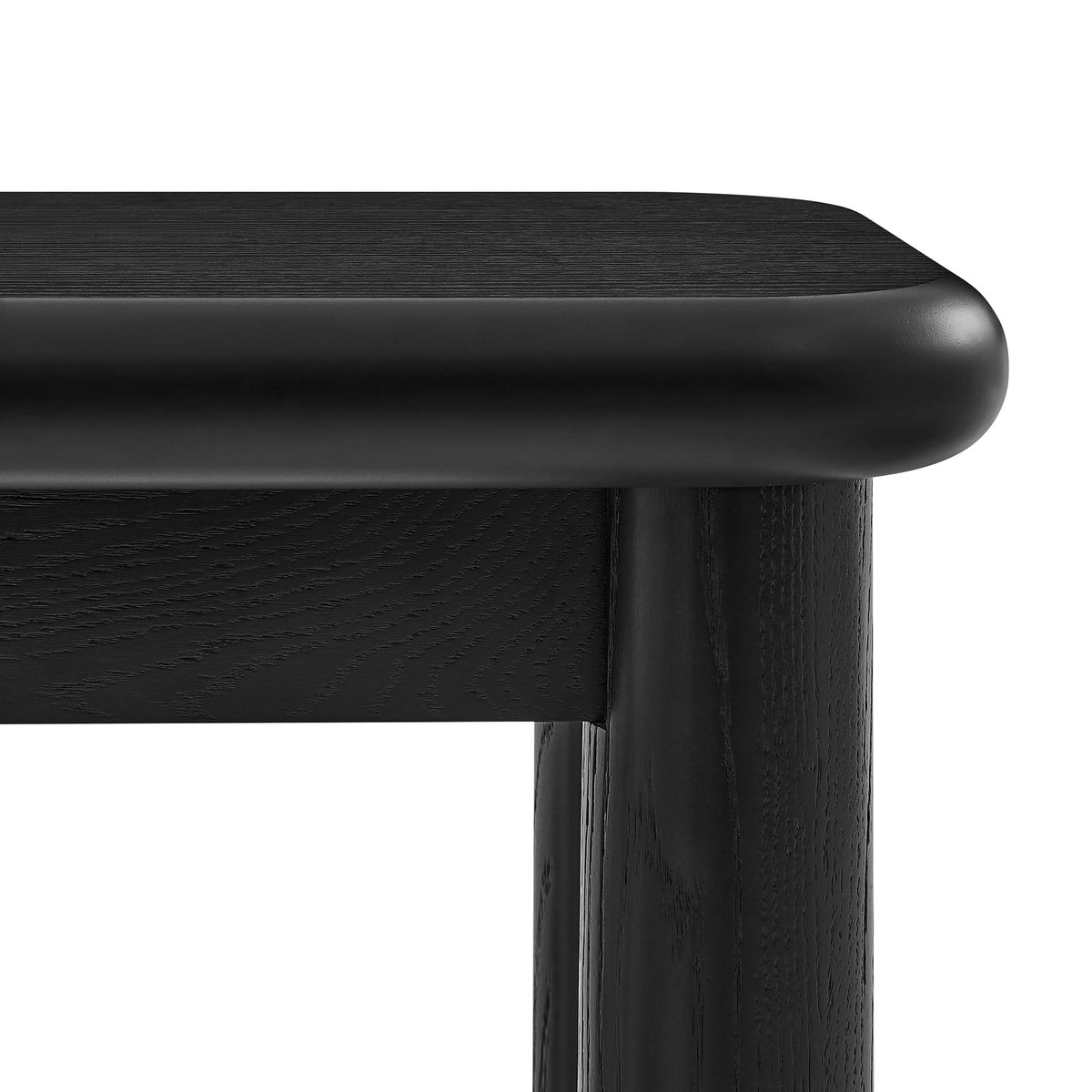 Alvia Oak Wood Console Table