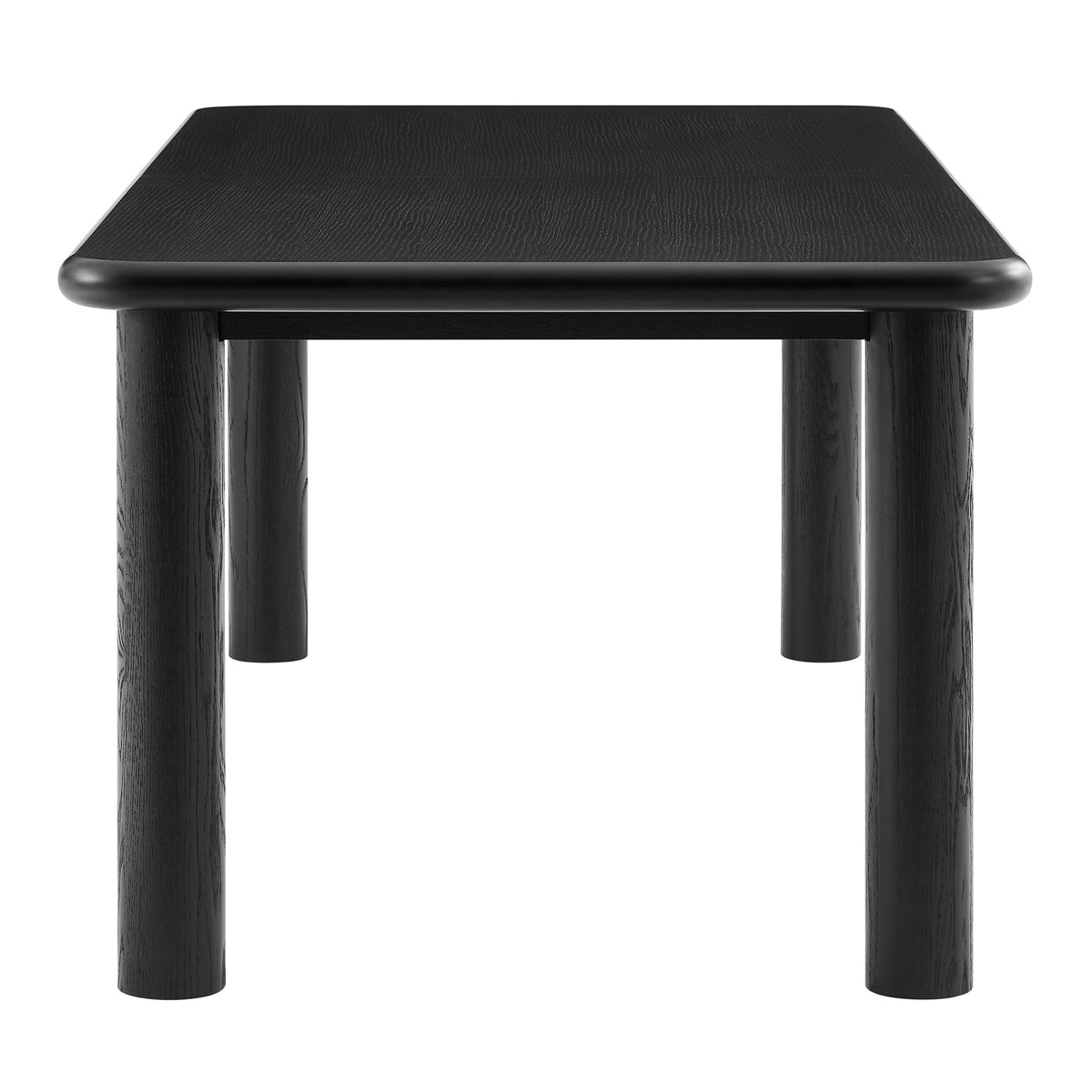 Alvia 86"–105" Extendable Rectangular Oak Wood Dining Table